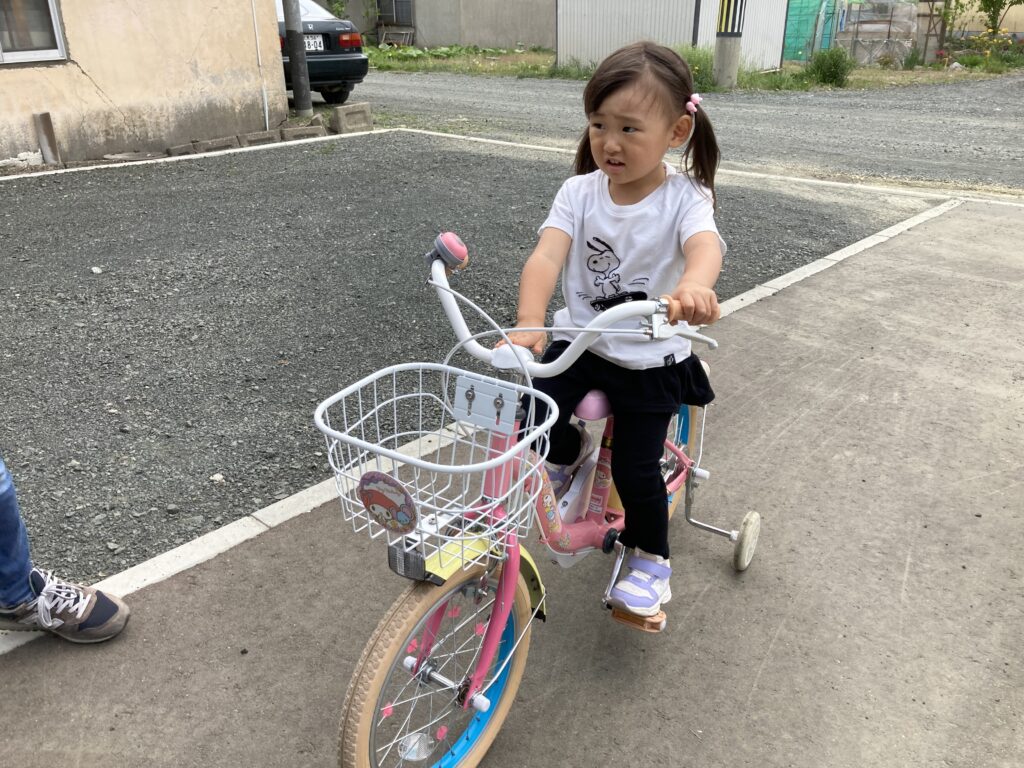 次女の自転車
