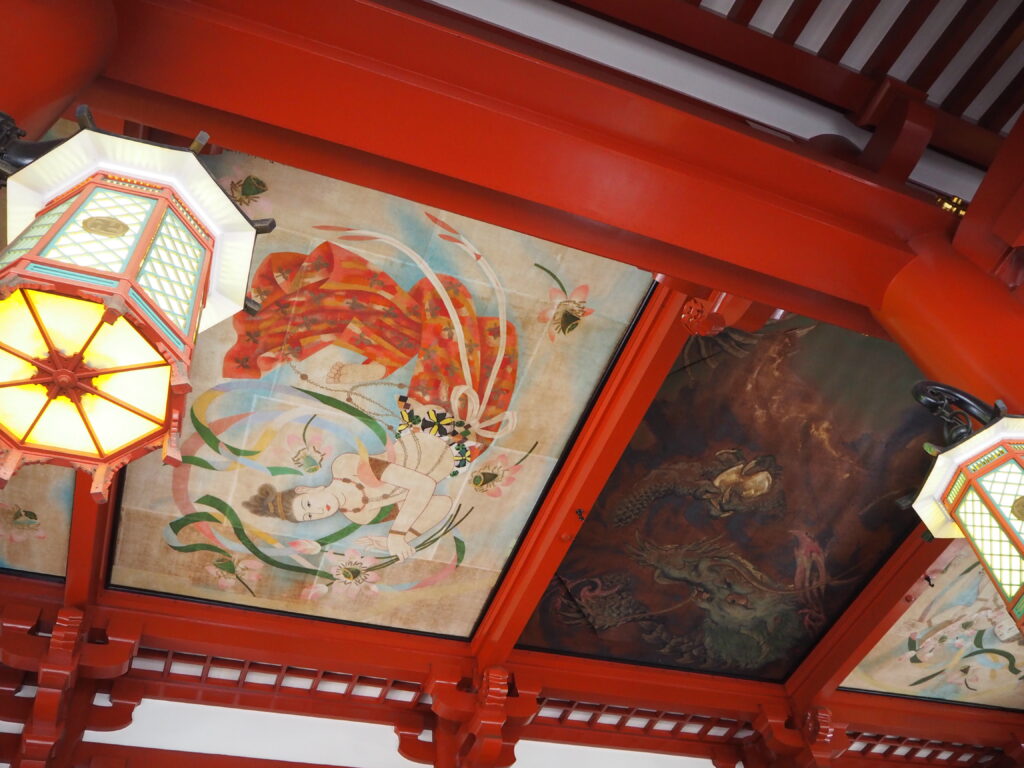 浅草寺本堂 外陣 天井画