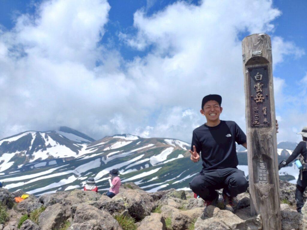 白雲岳山頂　2229ｍ