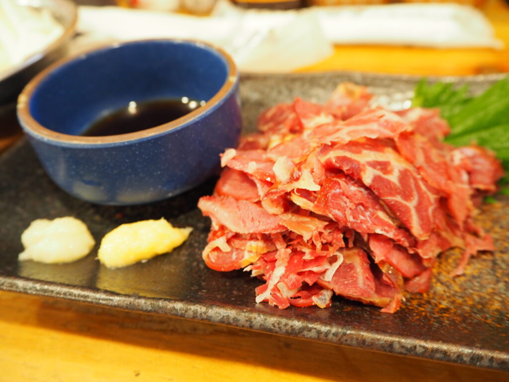 さいぼし(馬肉の燻製)