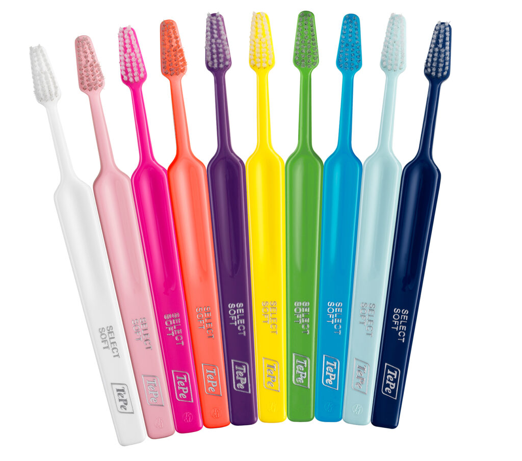 テぺの歯ブラシ　カラーラインナップ
