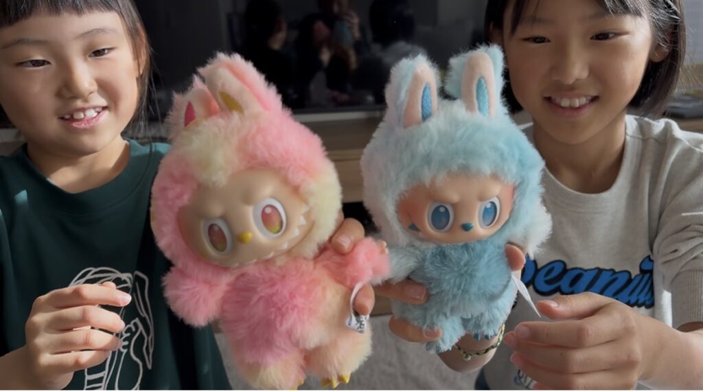 ラブブゲットでめっちゃ喜ぶふたり